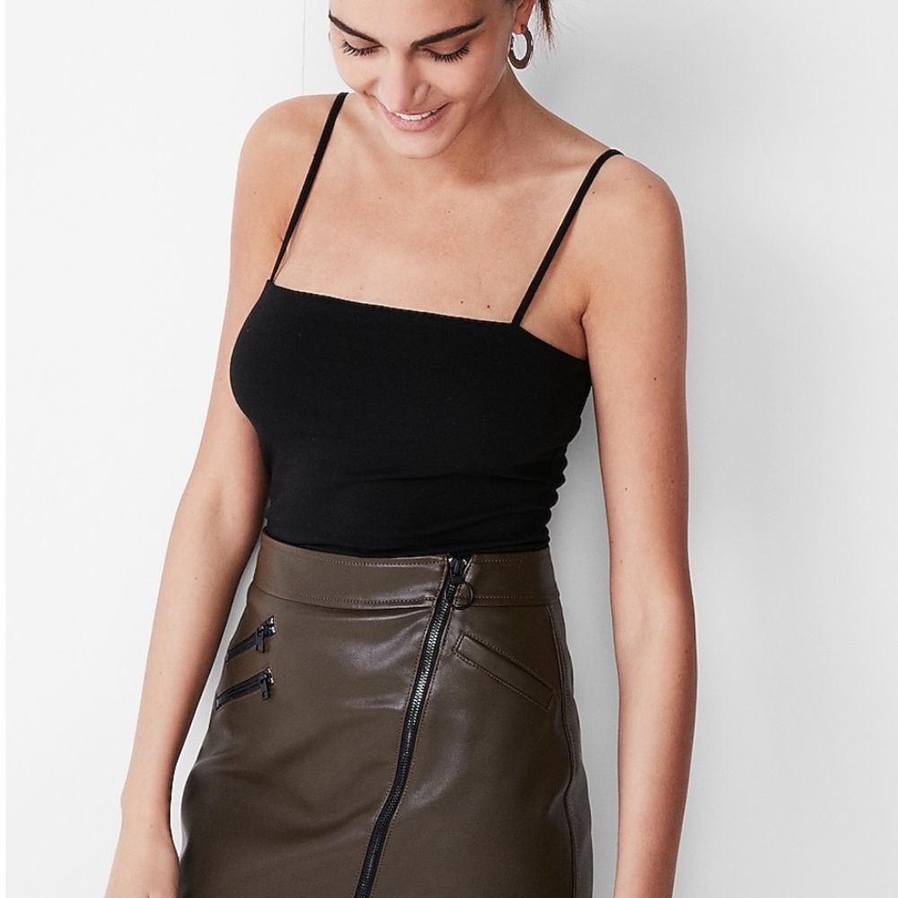Express Square Neck Cami Black
